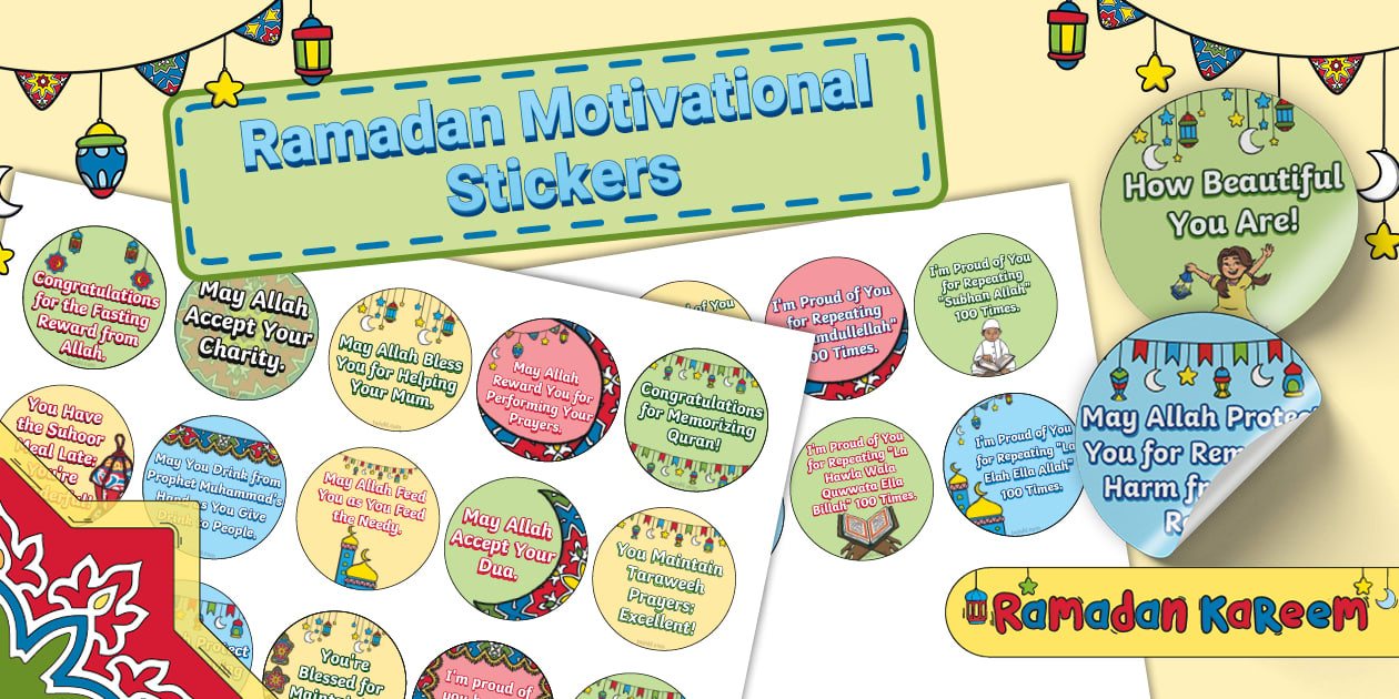 Ramadan Motivational Stickers