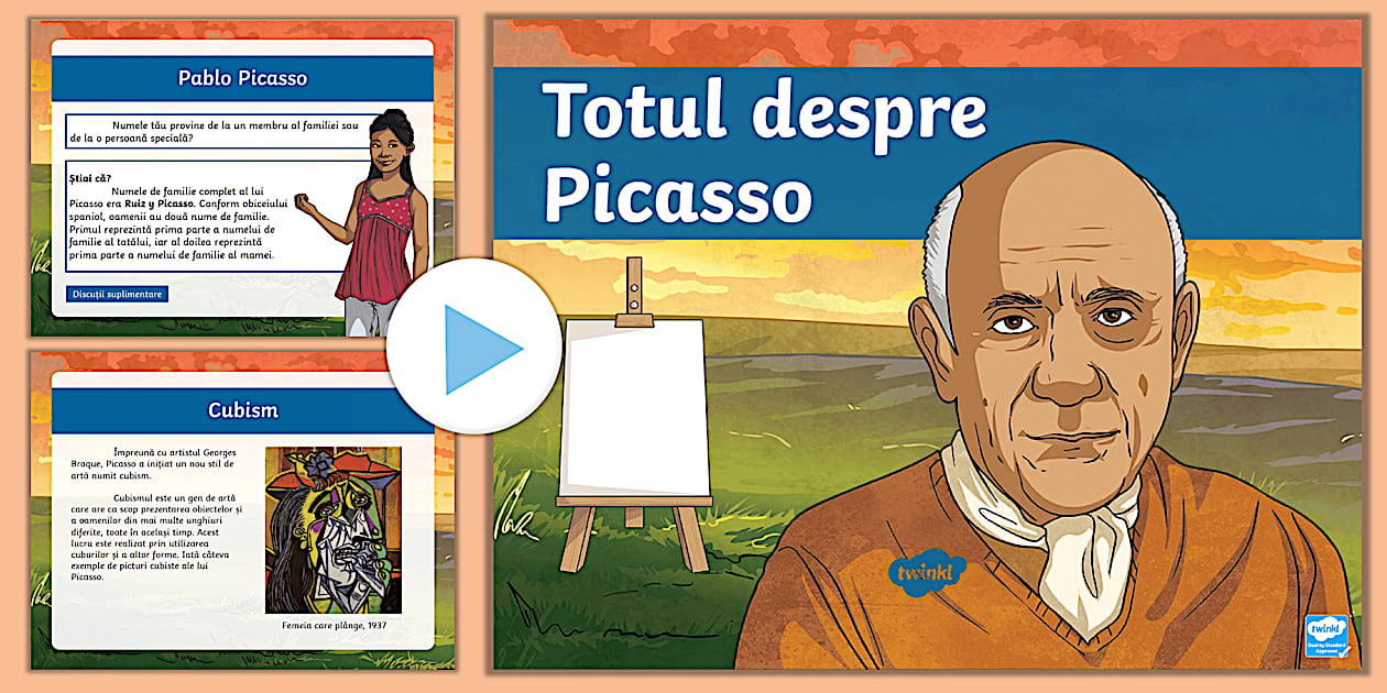 Totul despre Picasso – Prezentare PowerPoint - Twinkl