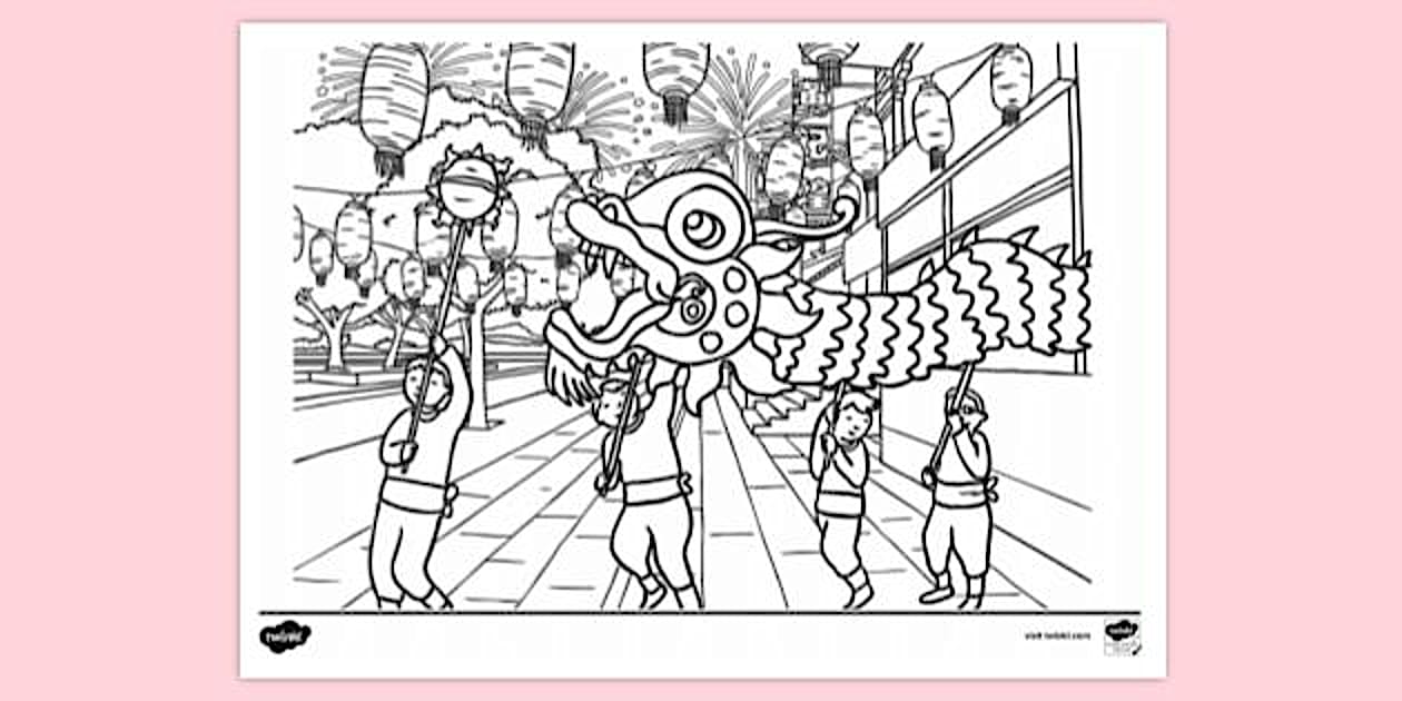 Chinese Colouring Page | Colouring Sheets (teacher made)