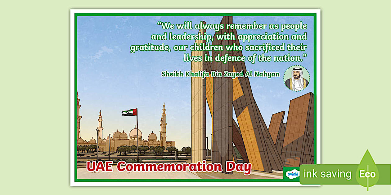 UAE Commemoration Day Poster