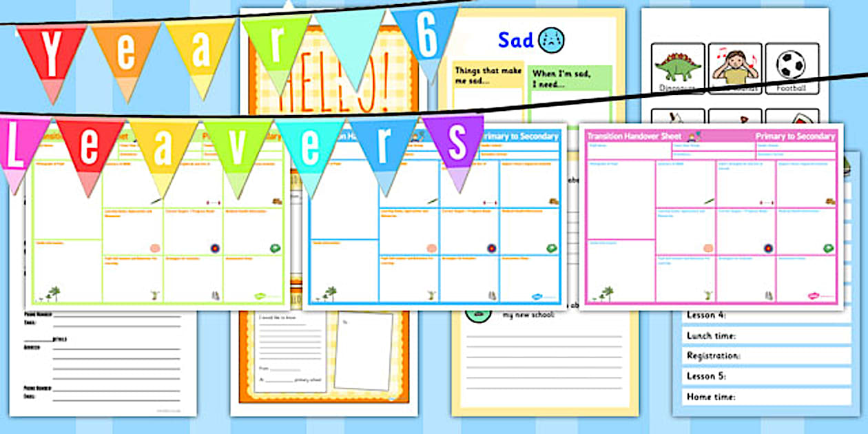SEN Year 6 Transition Resource Pack (teacher made) - Twinkl