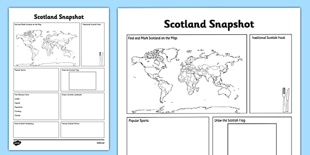 Scotland Snapshot (teacher made) - Twinkl
