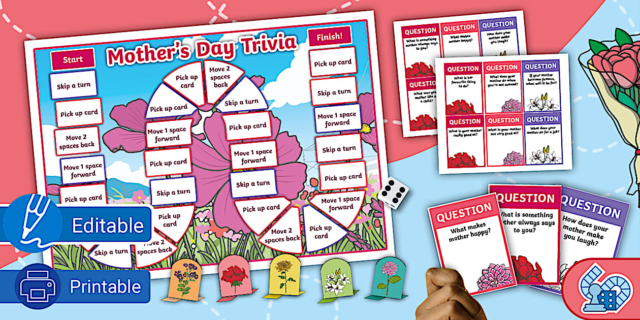 Mother's Day Trivia Questions and Answers Printable
