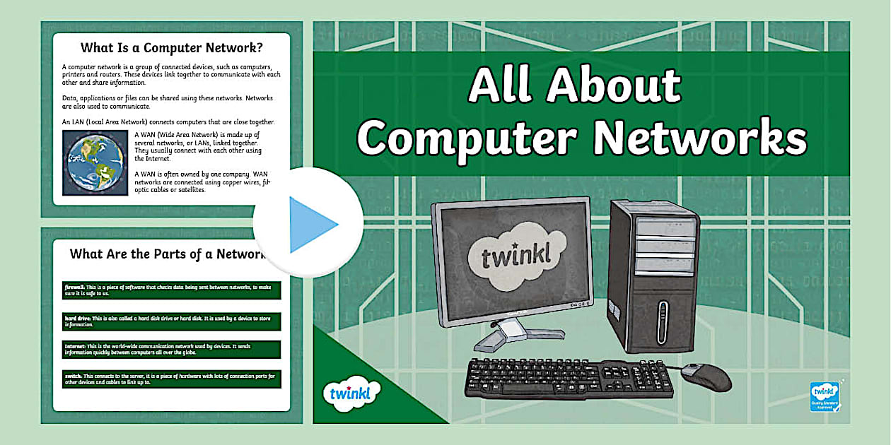 KS2 Computer Networks PowerPoint - Computing - ICT - Twinkl