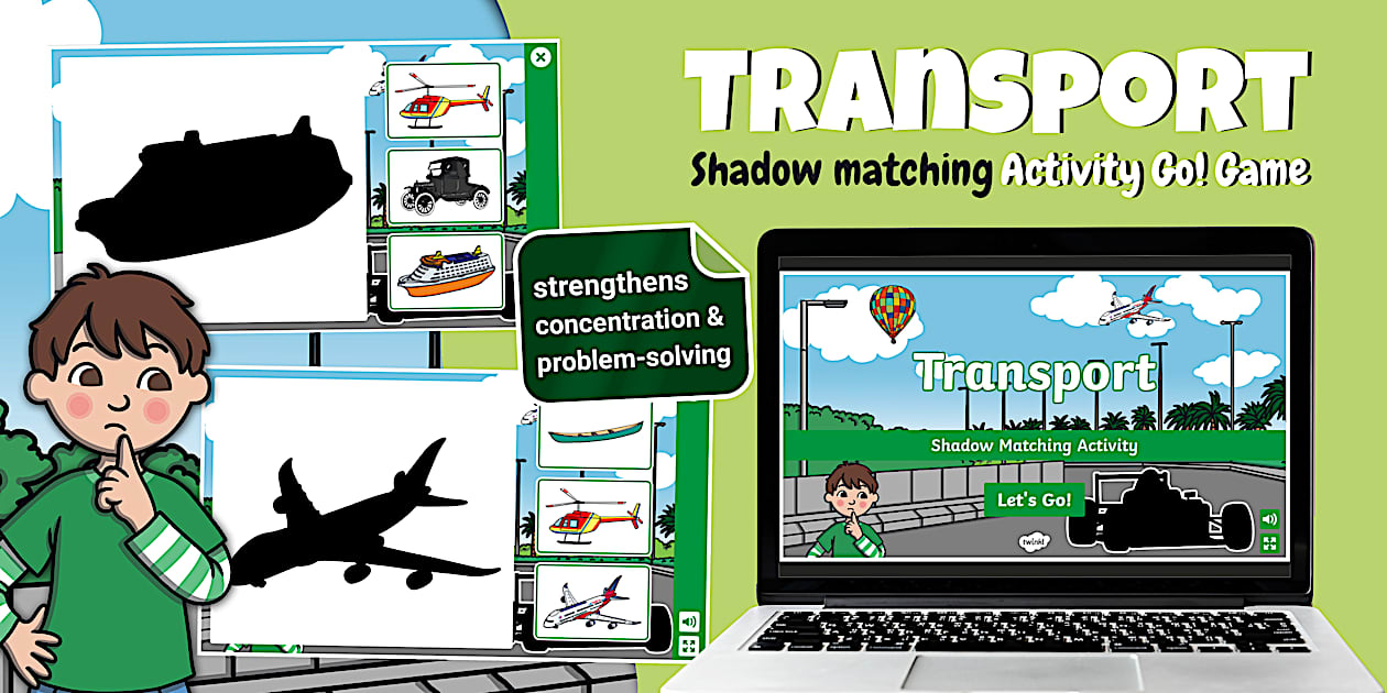 Grade R LS - Term 3 - Transport - GO Game Shadow Matching