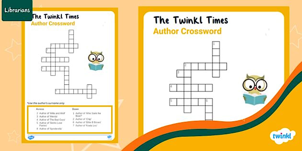 The Twinkl Times Crossword 13 October Twinkl