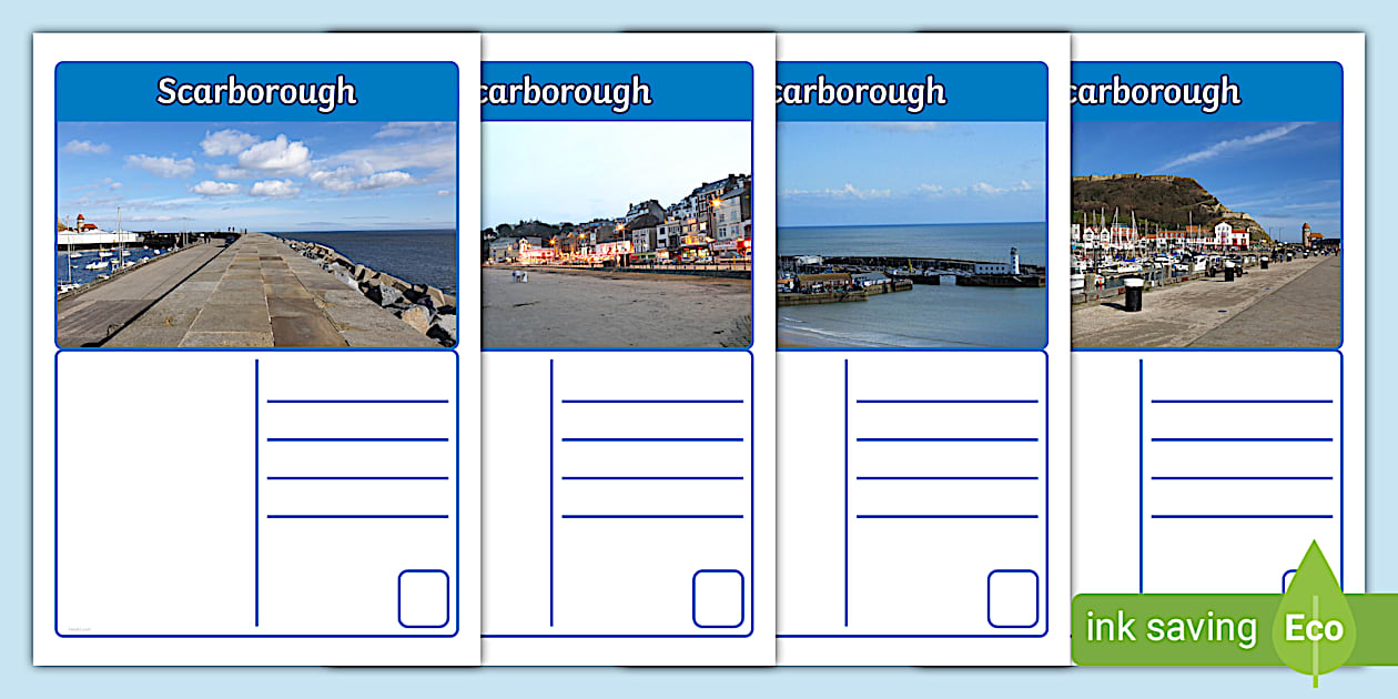 Scarborough Postcards (professor feito) - Twinkl