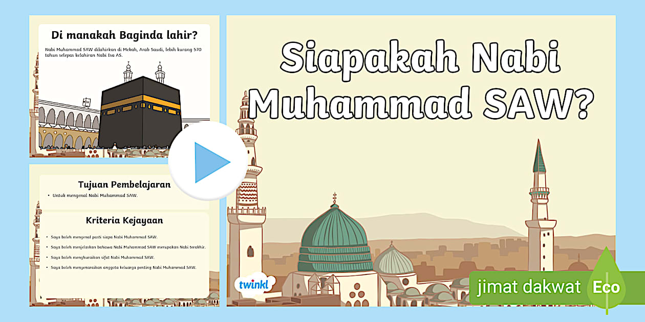 Kisah Maulidur Rasul: Siapakah Nabi Muhammad SAW PowerPoint
