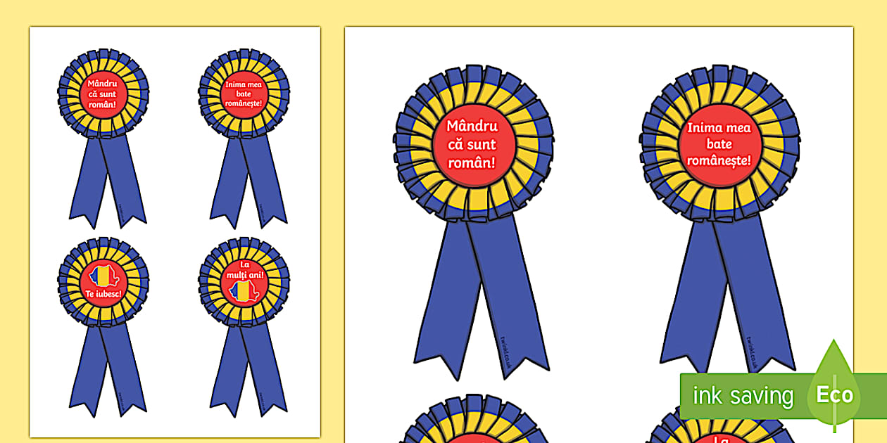 Rozete tricolore (teacher made) - Twinkl