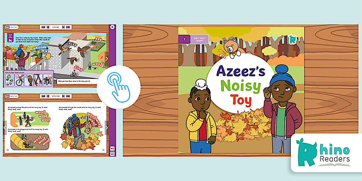 Level 1 Unit 1 Reading Scheme Book: Azeez #39 s Noisy Toy