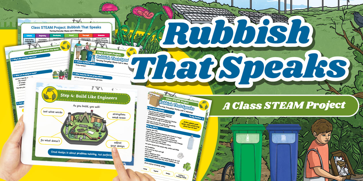 Class STEAM Project: Rubbish That Speaks