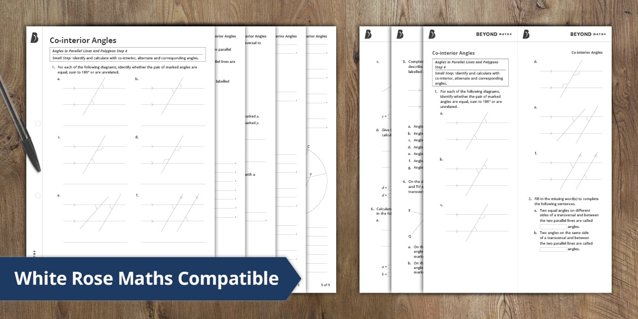  co interior angles hecho por educadores twinkl