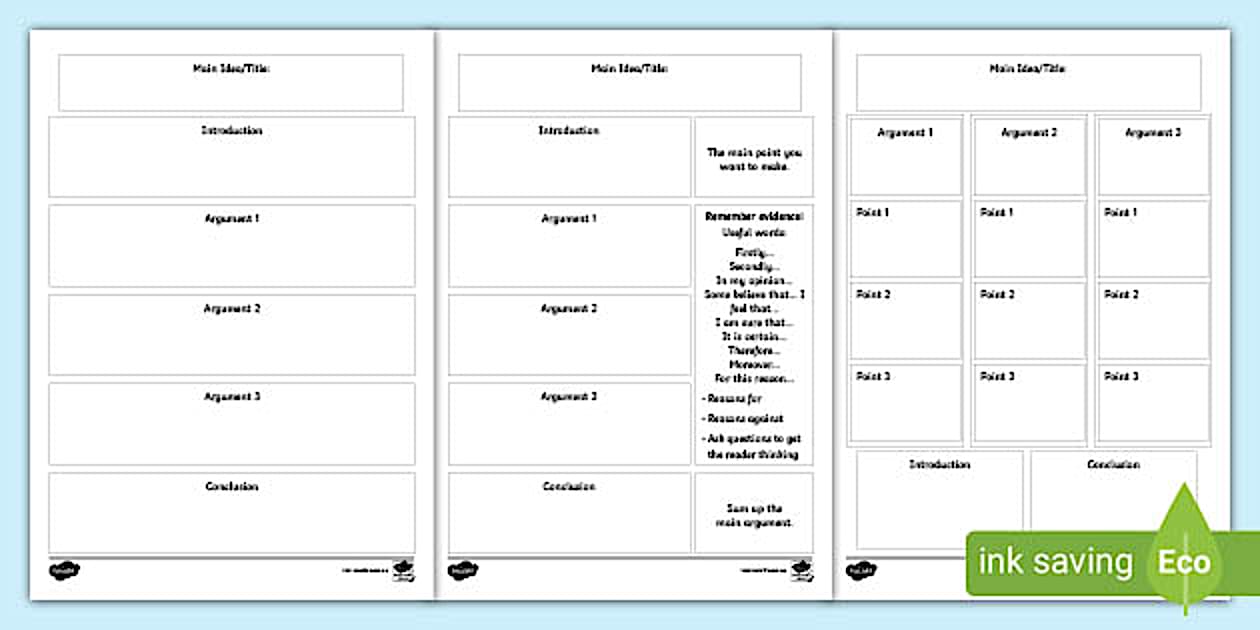 Persuasive Writing Template Twinkl