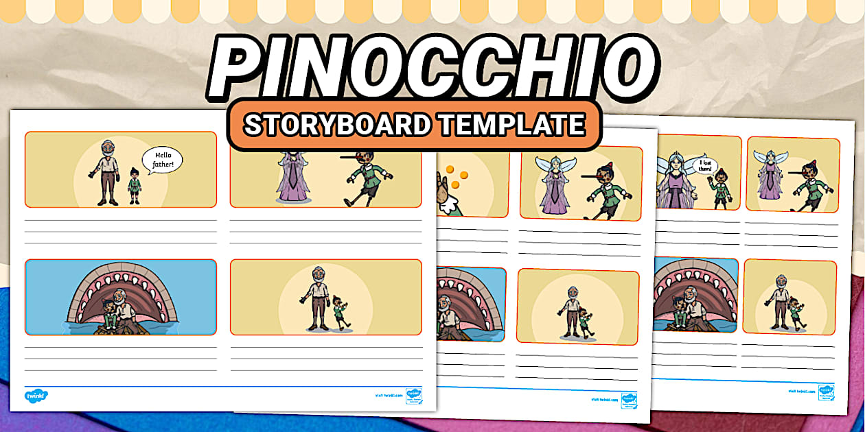 Pinocchio Storyboard Template