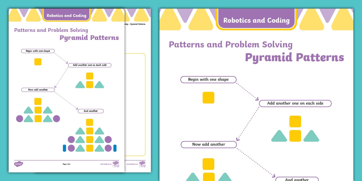 Robotics and Coding Pattern Recognition Pyramid Pattern