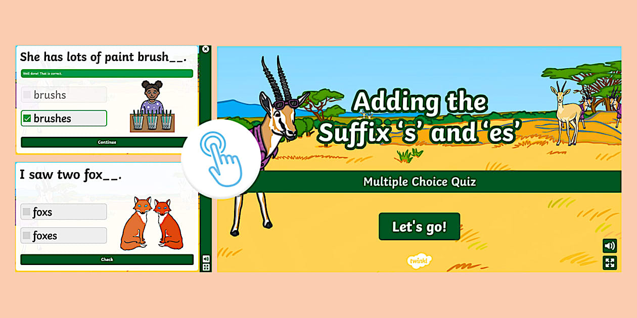 Interactive KS1 English Suffixes Game | Twinkl - Twinkl