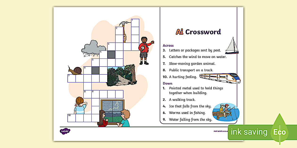 ai Crossword (صُمم من قبل مُختصّين)