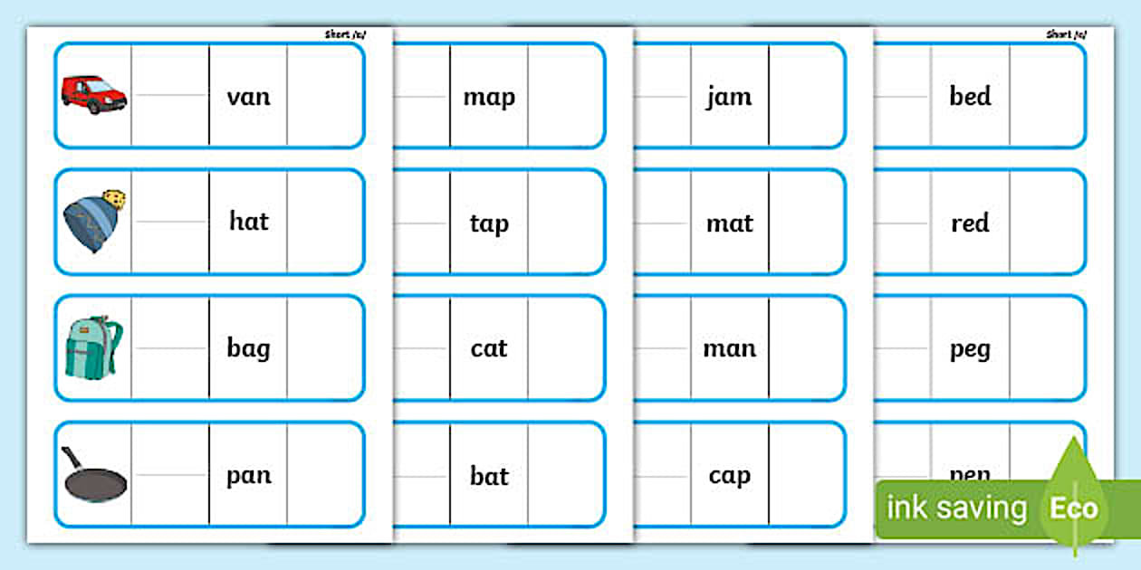 Sound It Out and Write It Activity Cards (teacher made)
