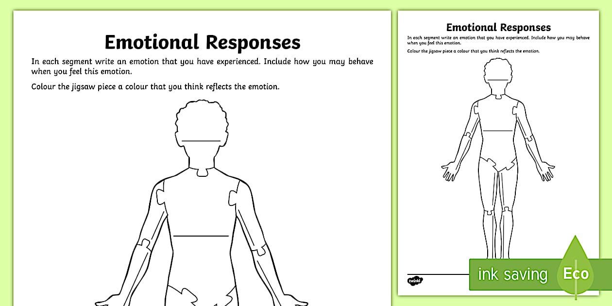 Emotional Responses Jigsaw Puzzle (teacher made) - Twinkl