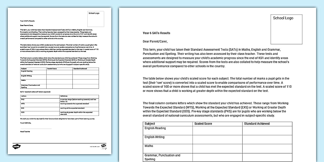 editable-year-6-sats-results-letter-teacher-made-twinkl