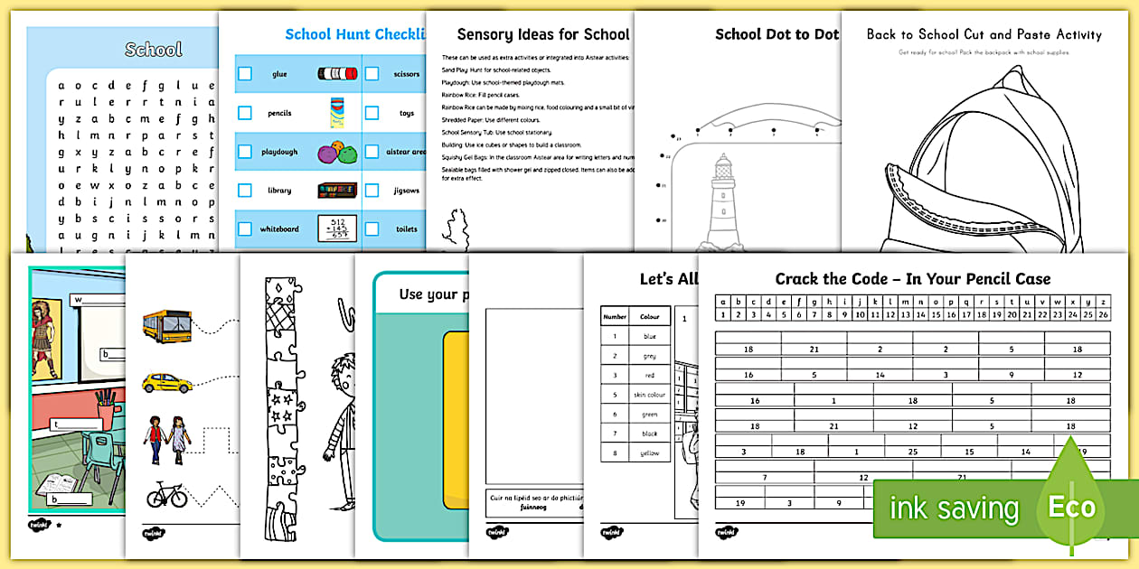 The School Aistear Activity Pack