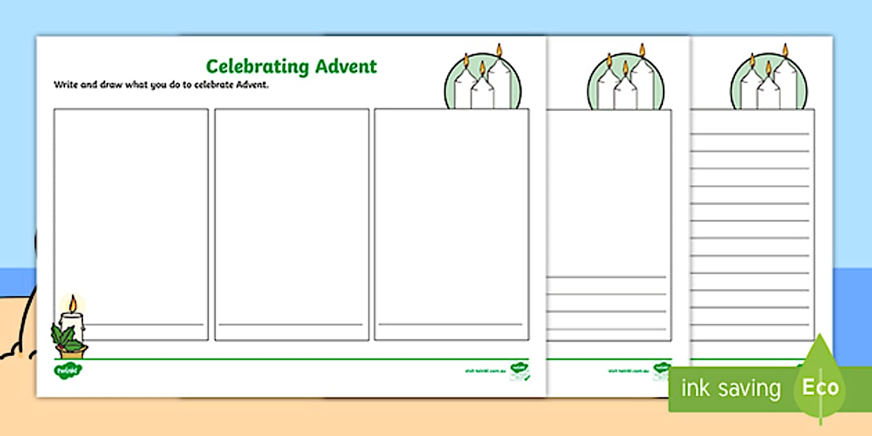 Celebrating Advent Description Worksheets celebrating-advent-description-worksheets