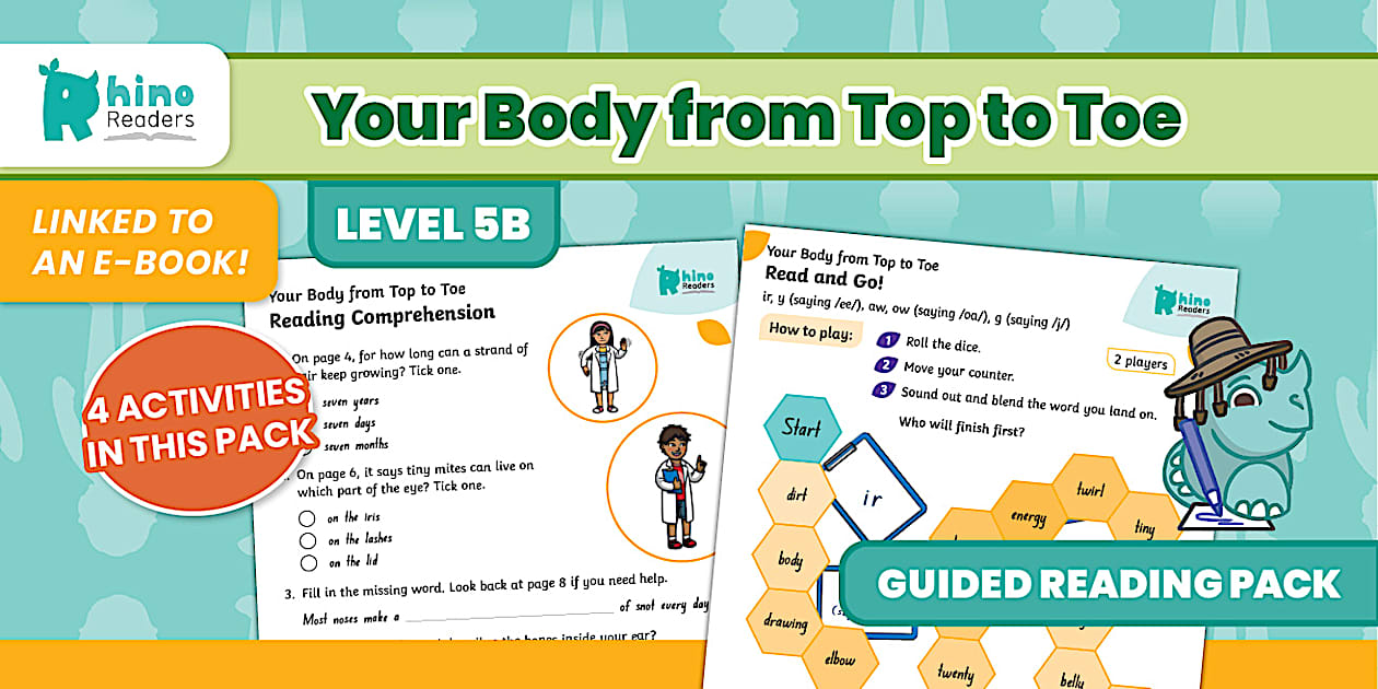 Level 5b Your Body from Top to Toe Guided Reading Pack
