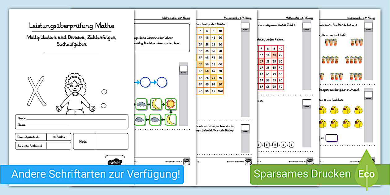 9 Stück Mathe Multiplikation & Division Puzzle Spielzeug - Lernspielzeug Für Kinder