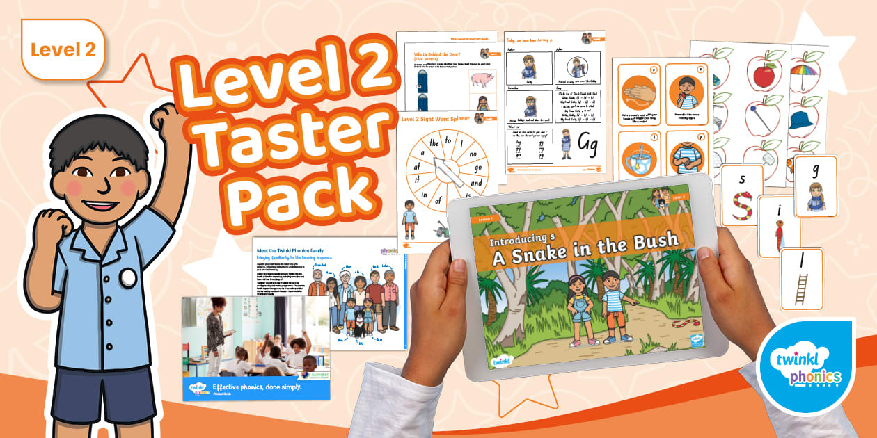 Twinkl Phonics Australia Taster Pack - Level 2