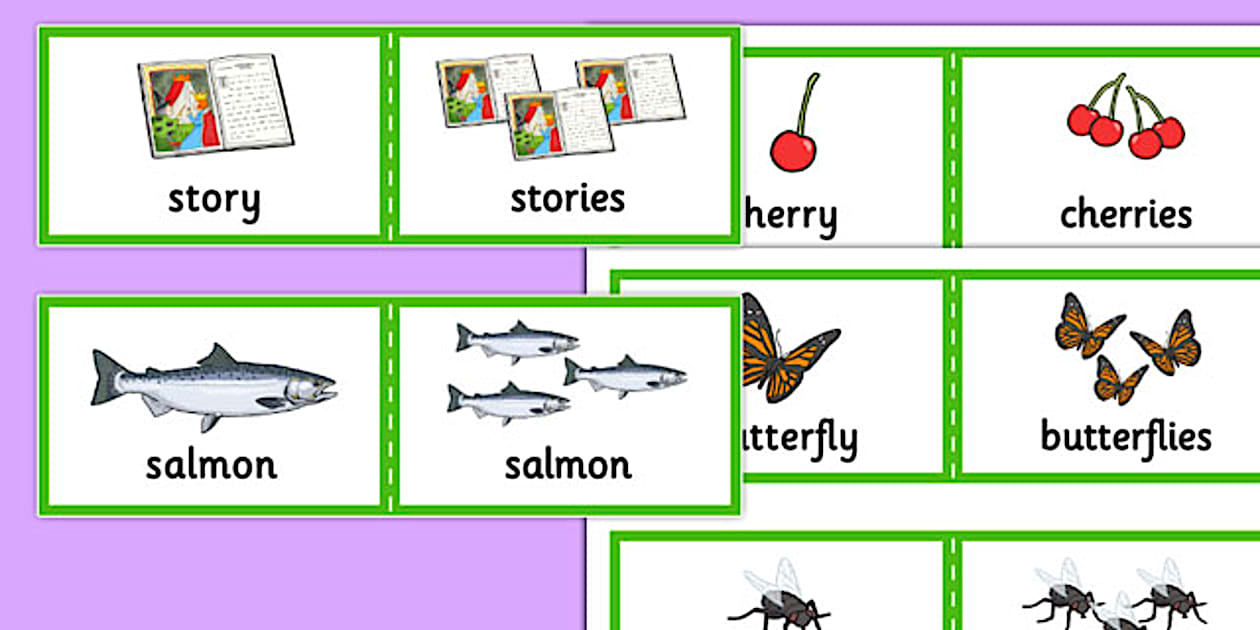 Editable Plural Cards (l'enseignant a fait) - Twinkl