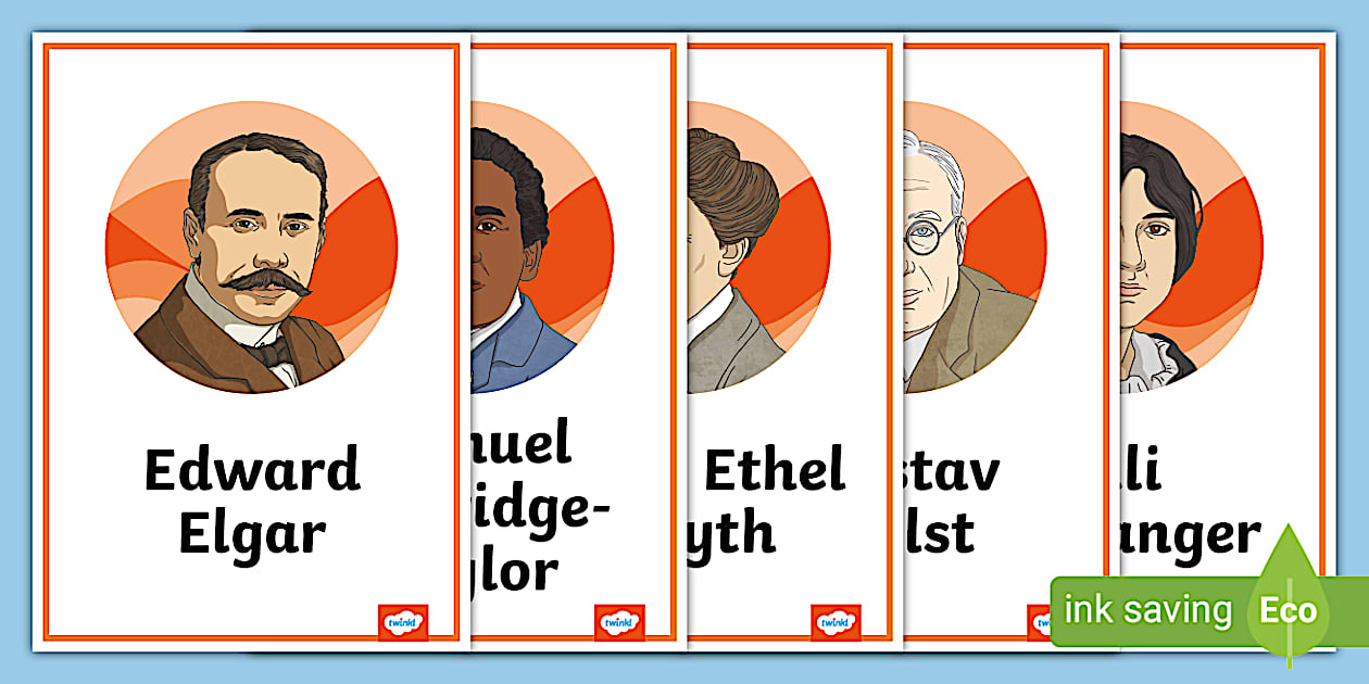 Editable Modern Period Music Display Posters (teacher made)