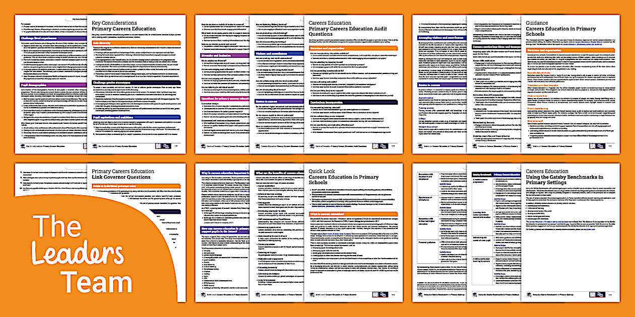 Primary Careers Education Pack - SLT