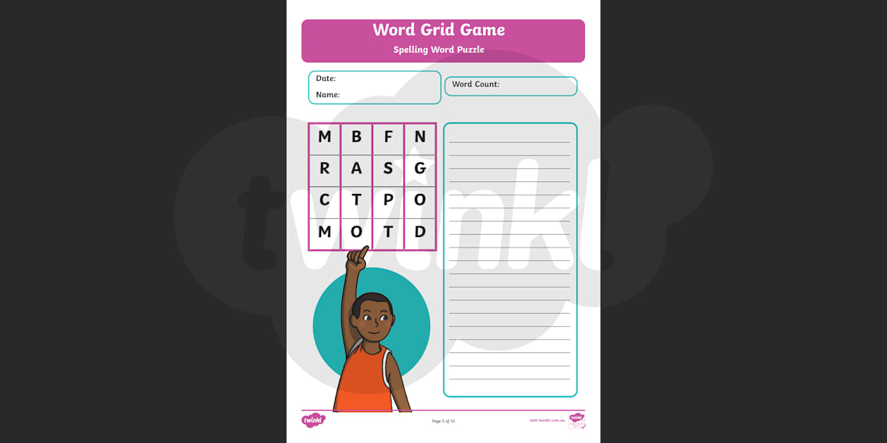 easy boggle for kids