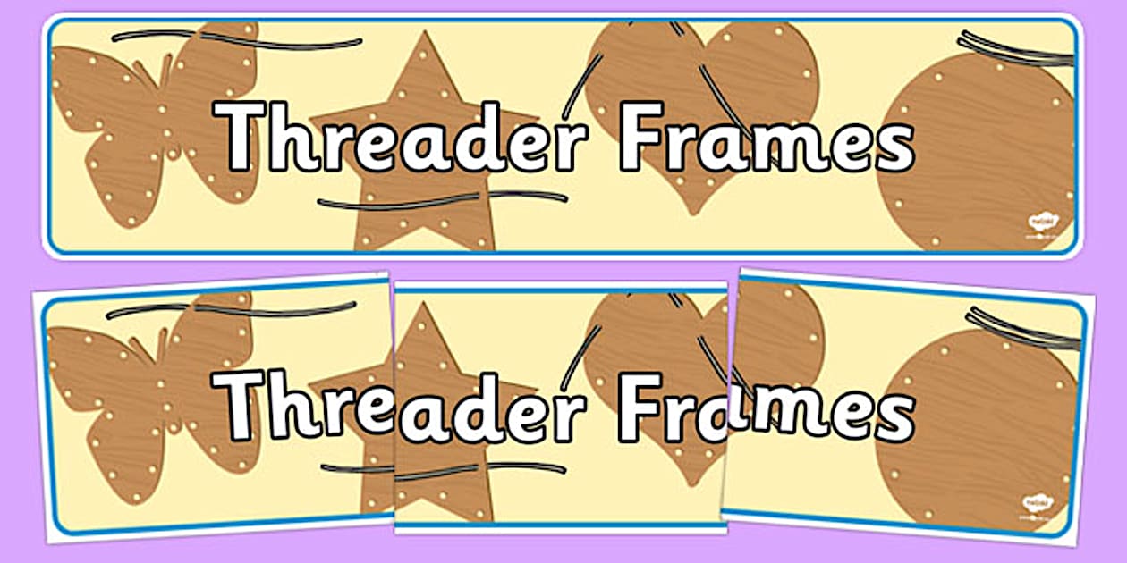 Threader Frame Display Banner (teacher made) - Twinkl