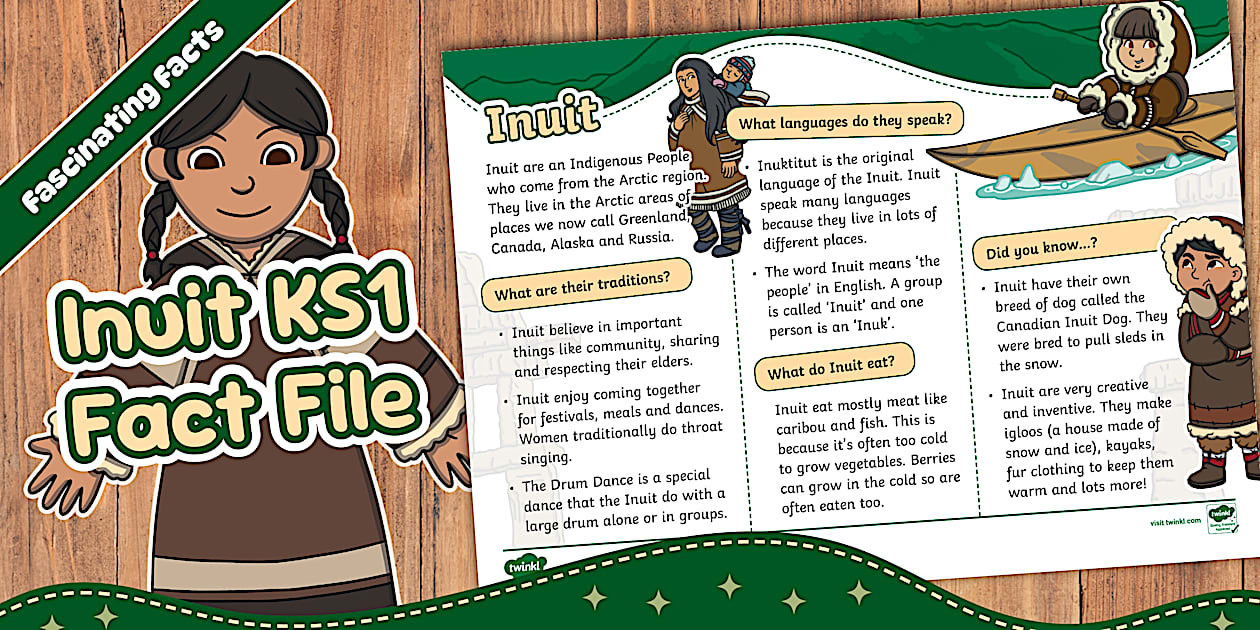 * NEW * KS1 Inuit Fact File