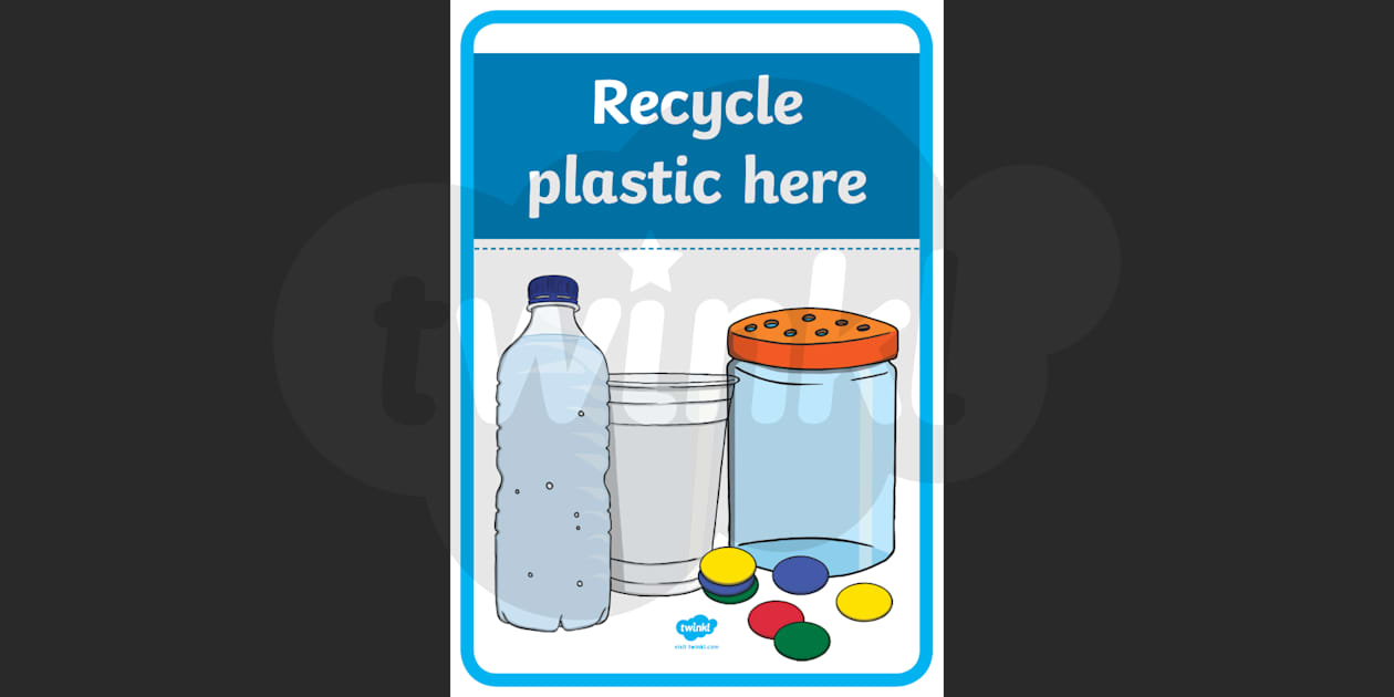 rubbish bin sign丨recycling 丨independent learning