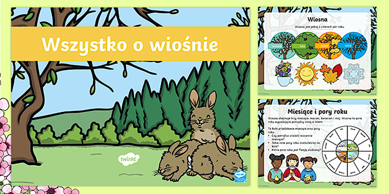 Wszystko o Wiośnie - Prezentacja (Teacher-Made) - Twinkl
