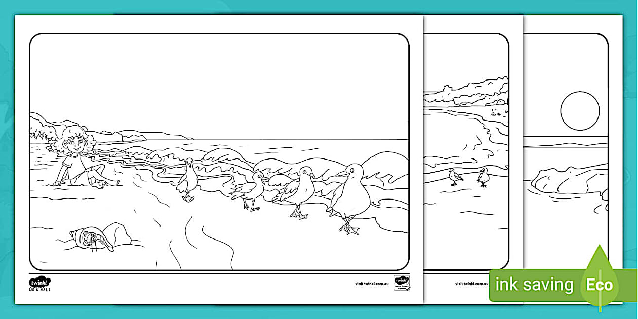 My Special Place Watercolour Painting Templates