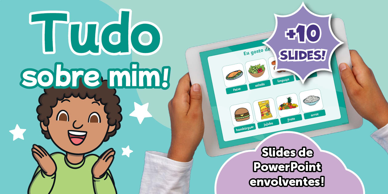 Apresentação sobre mim para o ensino fundamental