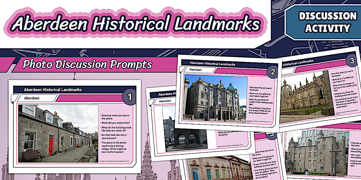 Aberdeen Historical Landmarks Discussion Cards