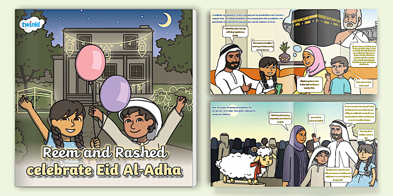 N Rashid Kokd Reem and Rashid celebrate Eid Al Adha