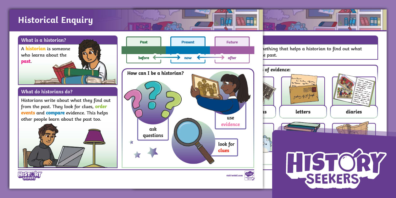 KS1 History Seekers Historical Enquiry Organiser