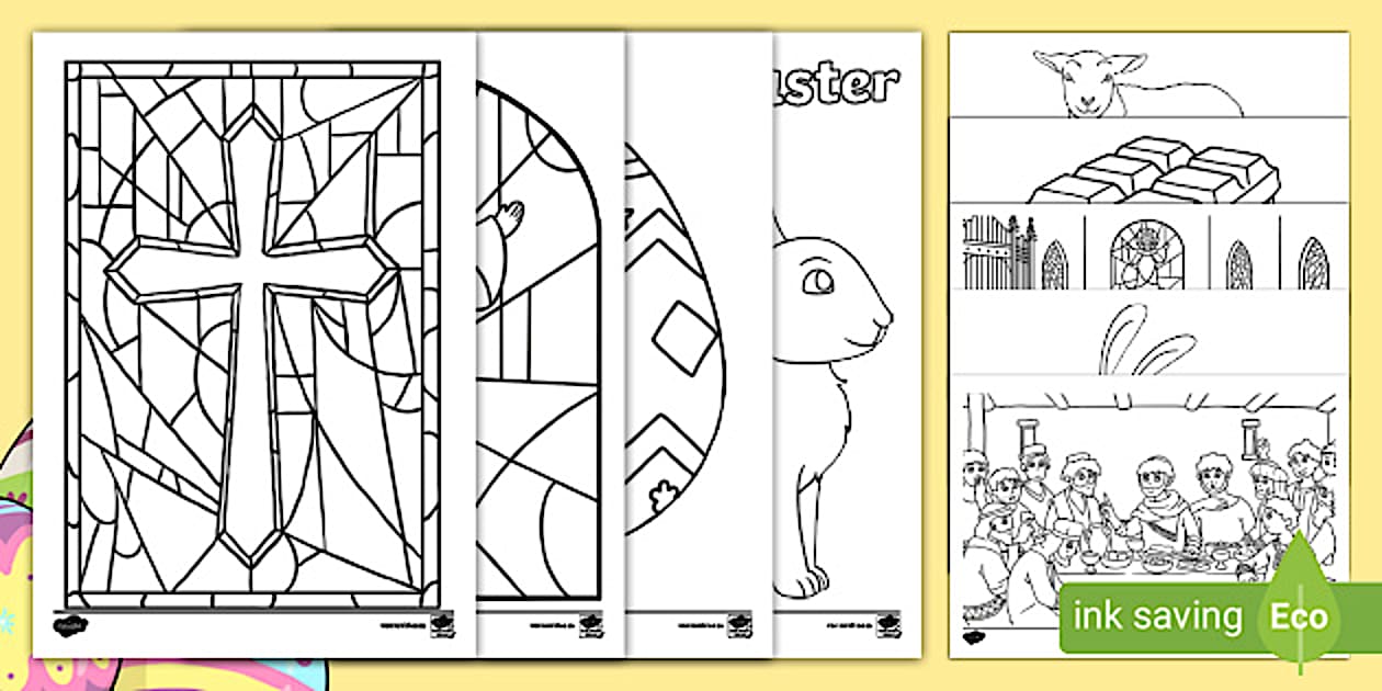 Foundation Phase Life Skills Term 1 Easter Colouring Bumper Pack (CAPS)