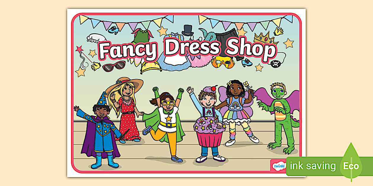 Fancy Dress Shop Poster