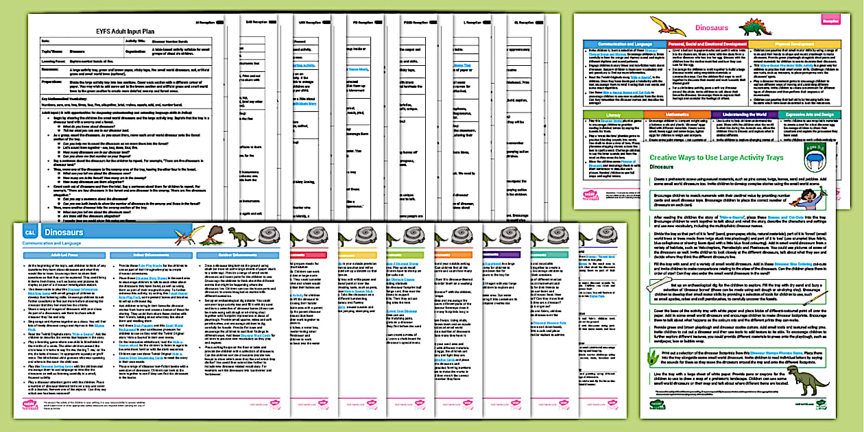 eyfs-reception-dinosaurs-bumper-planning-pack-teacher-made
