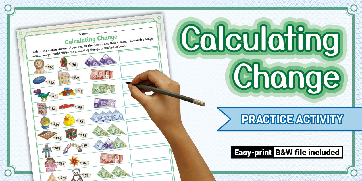 Mini Assessment: Calculating Change