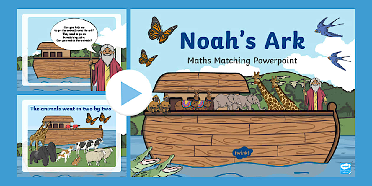 👉 Noah's Ark Matching PowerPoint (teacher made) Twinkl