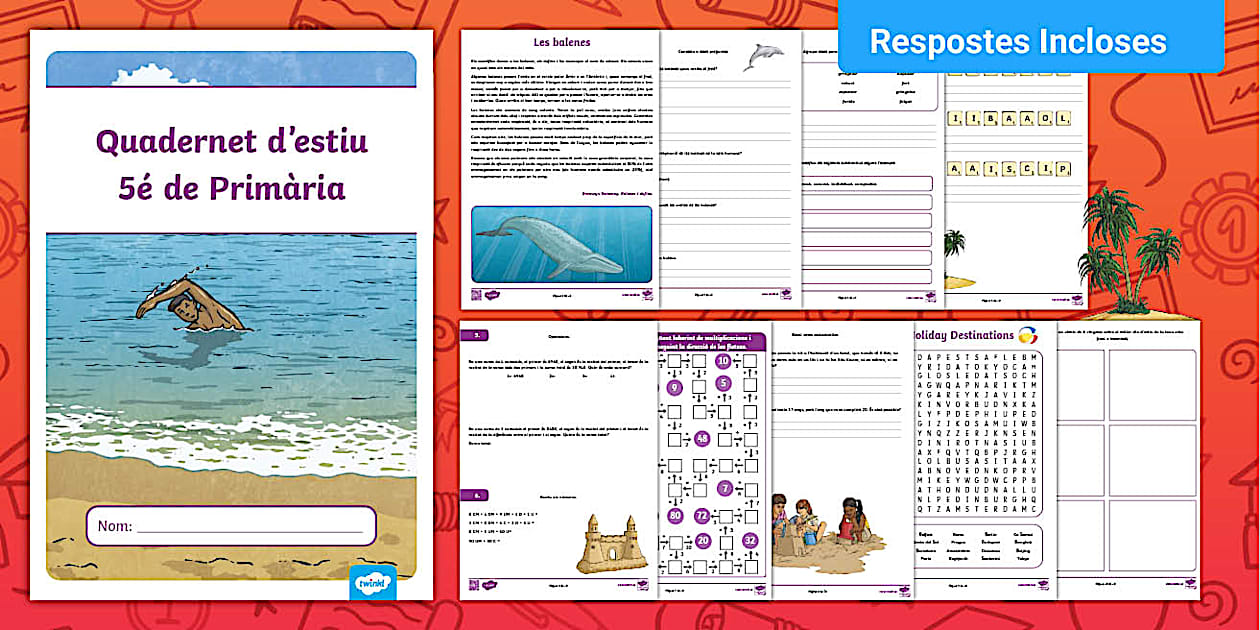 Quadernet D estiu 5 De Prim ria Valenci Quadernet D estiu 5 De Prim ria Valenci