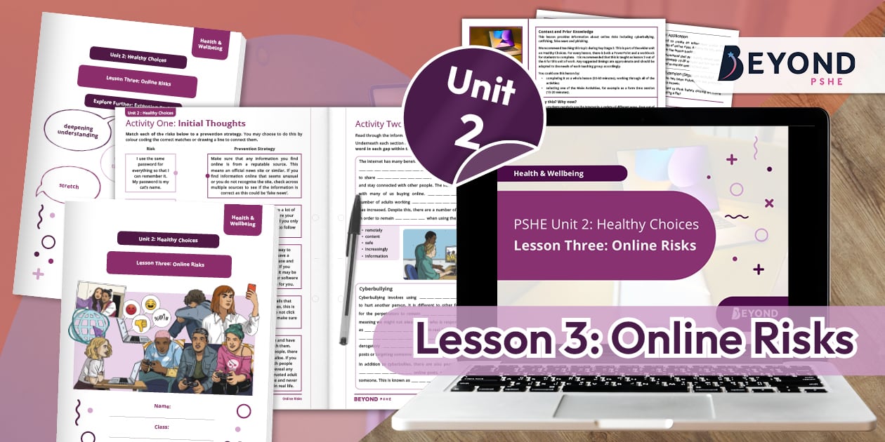 Year 7 PSHE Online Risks Lesson