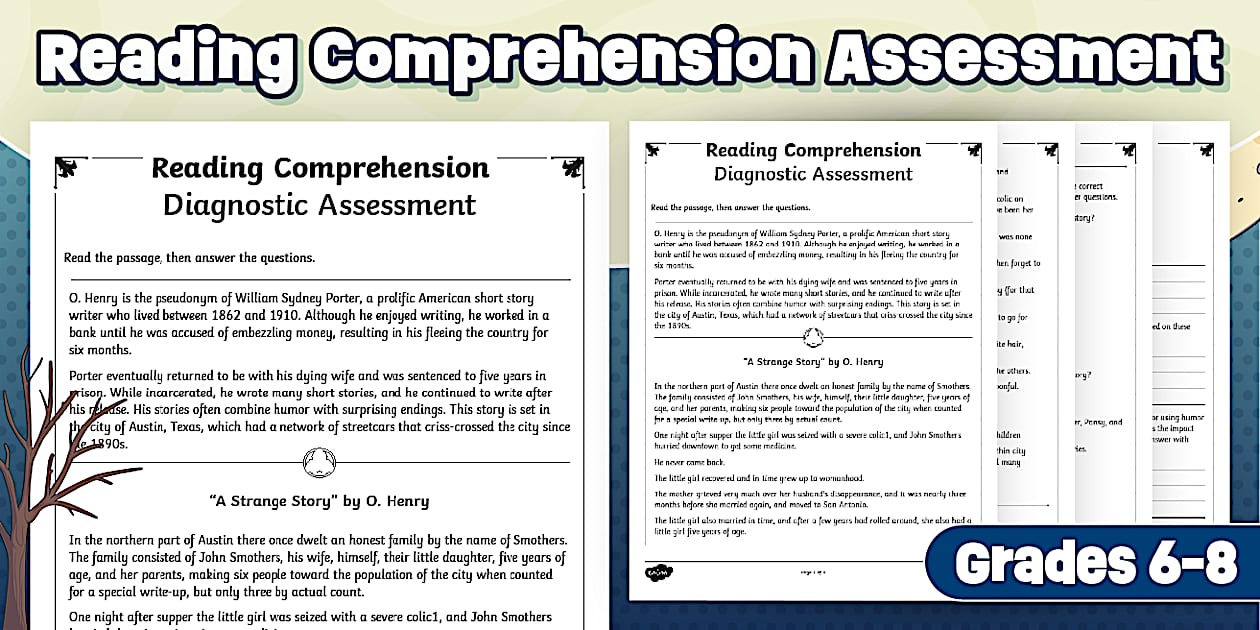Reading Comprehension Diagnostic Assessment for 6th-8th